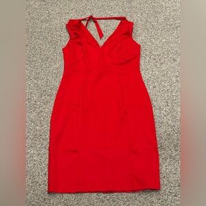 Elegant Red Women's Dress